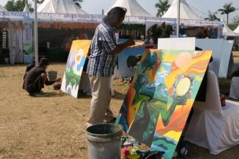 Lomba Mural Meriahkan PIK 2023 Kota Pekalongan